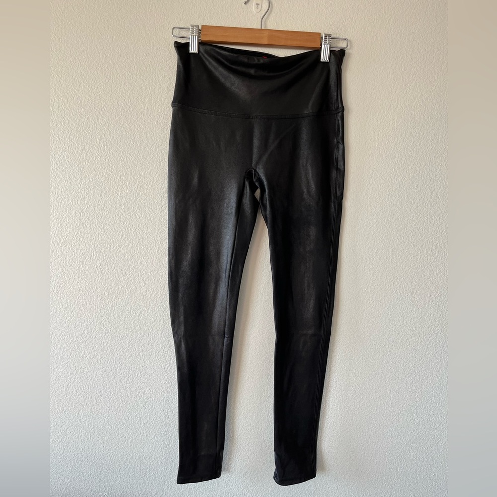 Spanx | Faux Leather Leggings in Black